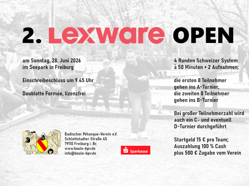 2. Lexware Open 2026 2. Lexware Open 2026
